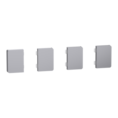 Tastsensor Flex, KNX, System Design, 4fach, Wippe, Edelstahl
