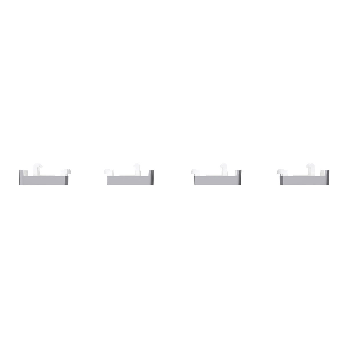 Tastsensor Flex, KNX, System Design, 4fach, Wippe, Edelstahl – Bild 4 von 6
