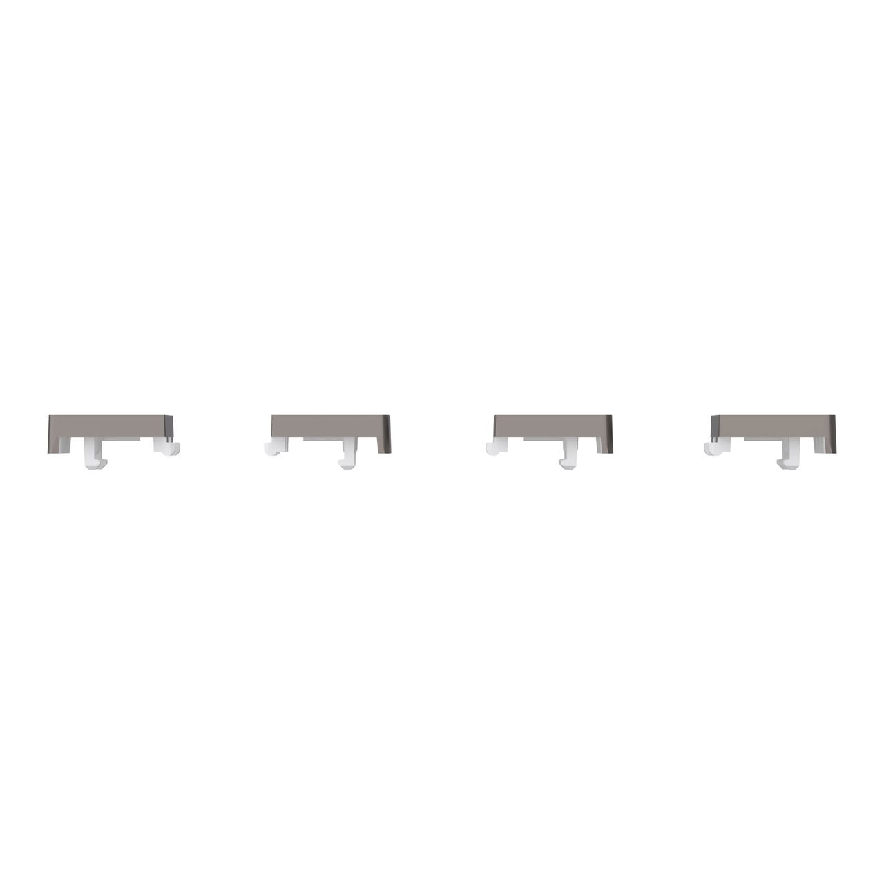 Tastsensor Flex, KNX, System Design, 4fach, Wippe, Nickelmetallic – Bild 3 von 6