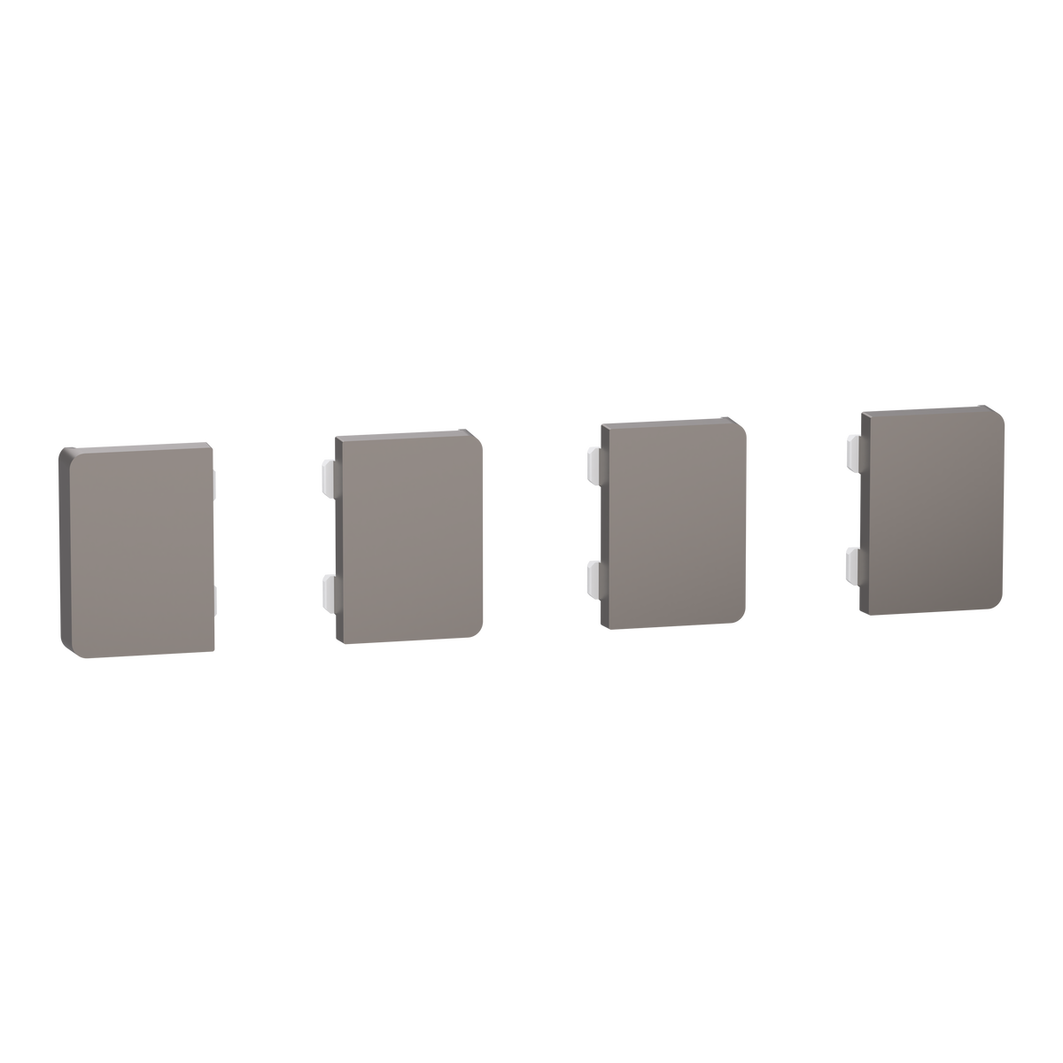 Tastsensor Flex, KNX, System Design, 4fach, Wippe, Nickelmetallic