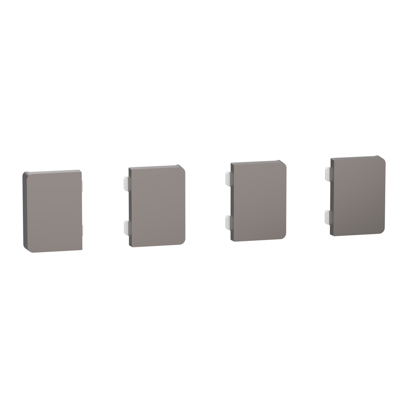 Tastsensor Flex, KNX, System Design, 4fach, Wippe, Nickelmetallic