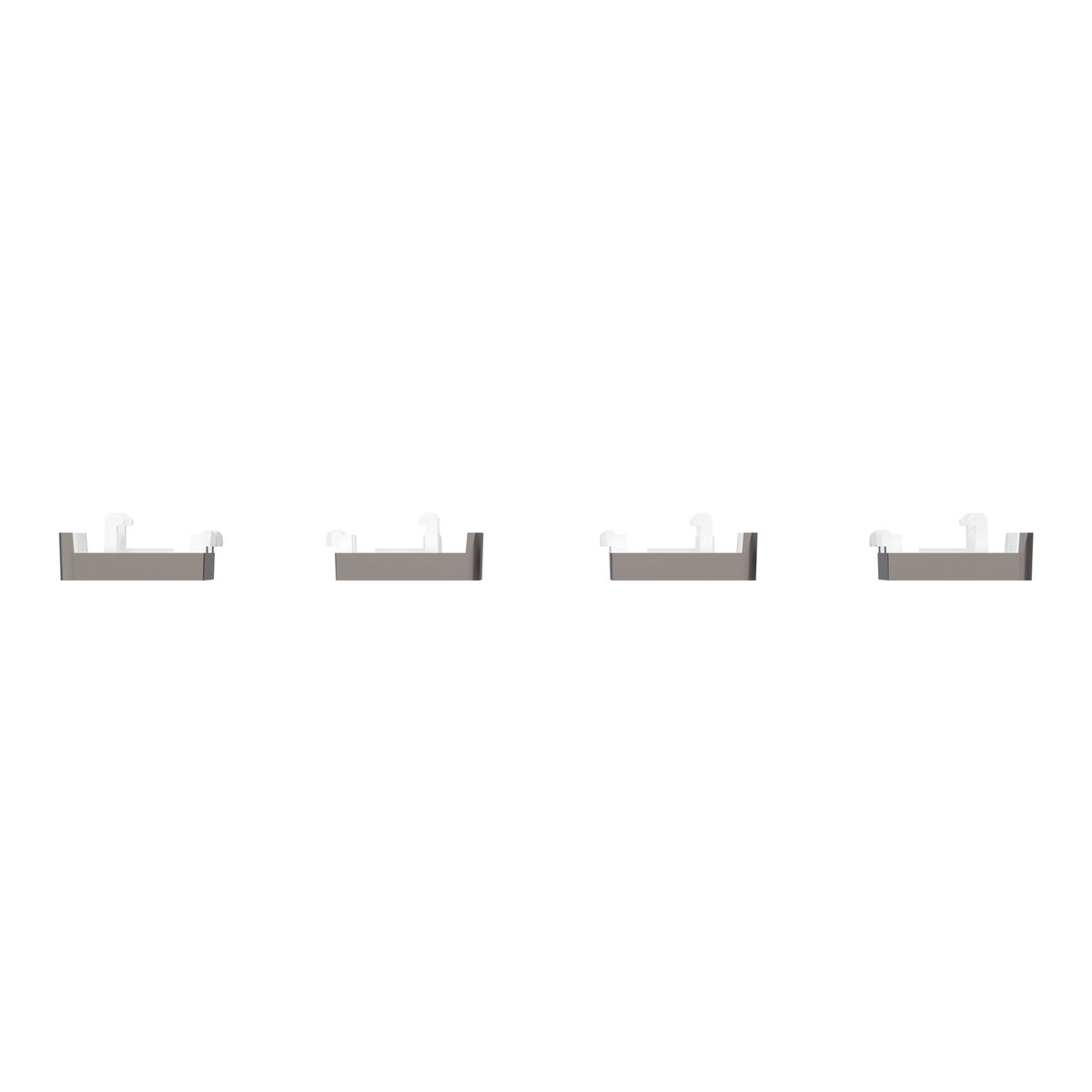 Tastsensor Flex, KNX, System Design, 4fach, Wippe, Nickelmetallic – Bild 4 von 6
