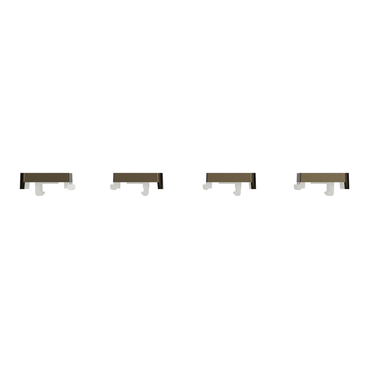 Tastsensor Flex, KNX, System Design, 4fach, Wippe, Moccametallic – Bild 3 von 6