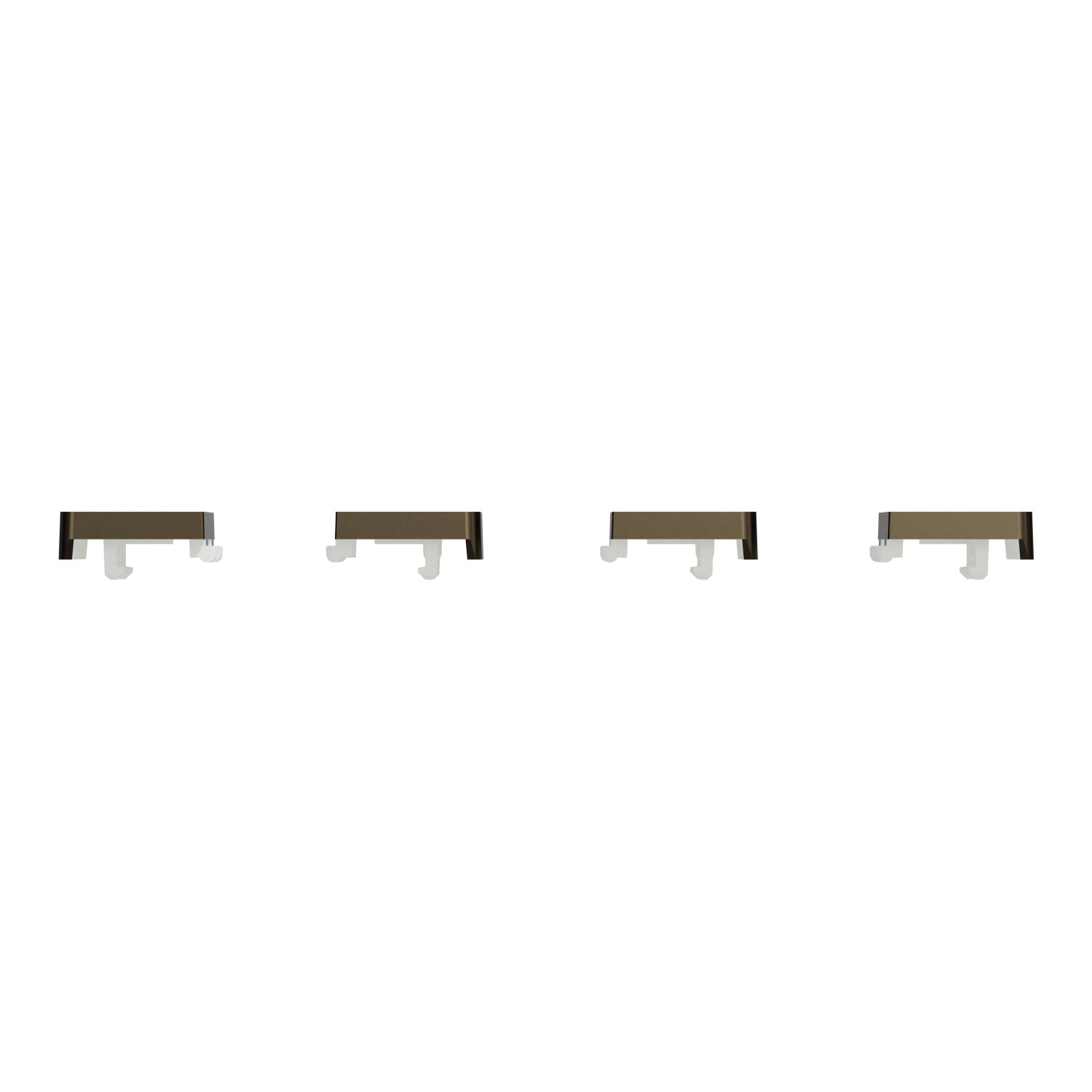 Tastsensor Flex, KNX, System Design, 4fach, Wippe, Moccametallic – Bild 3 von 6