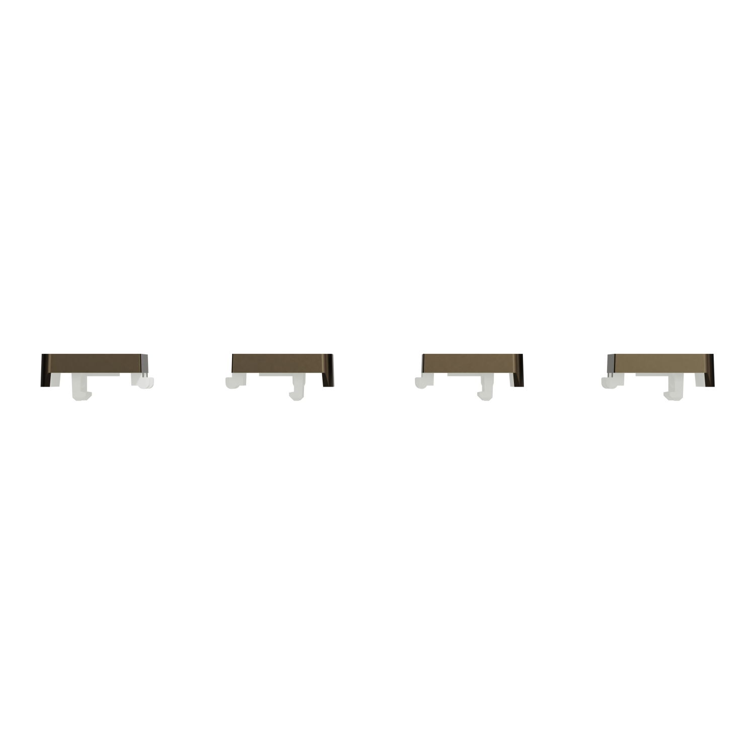 Tastsensor Flex, KNX, System Design, 4fach, Wippe, Moccametallic – Bild 3 von 6