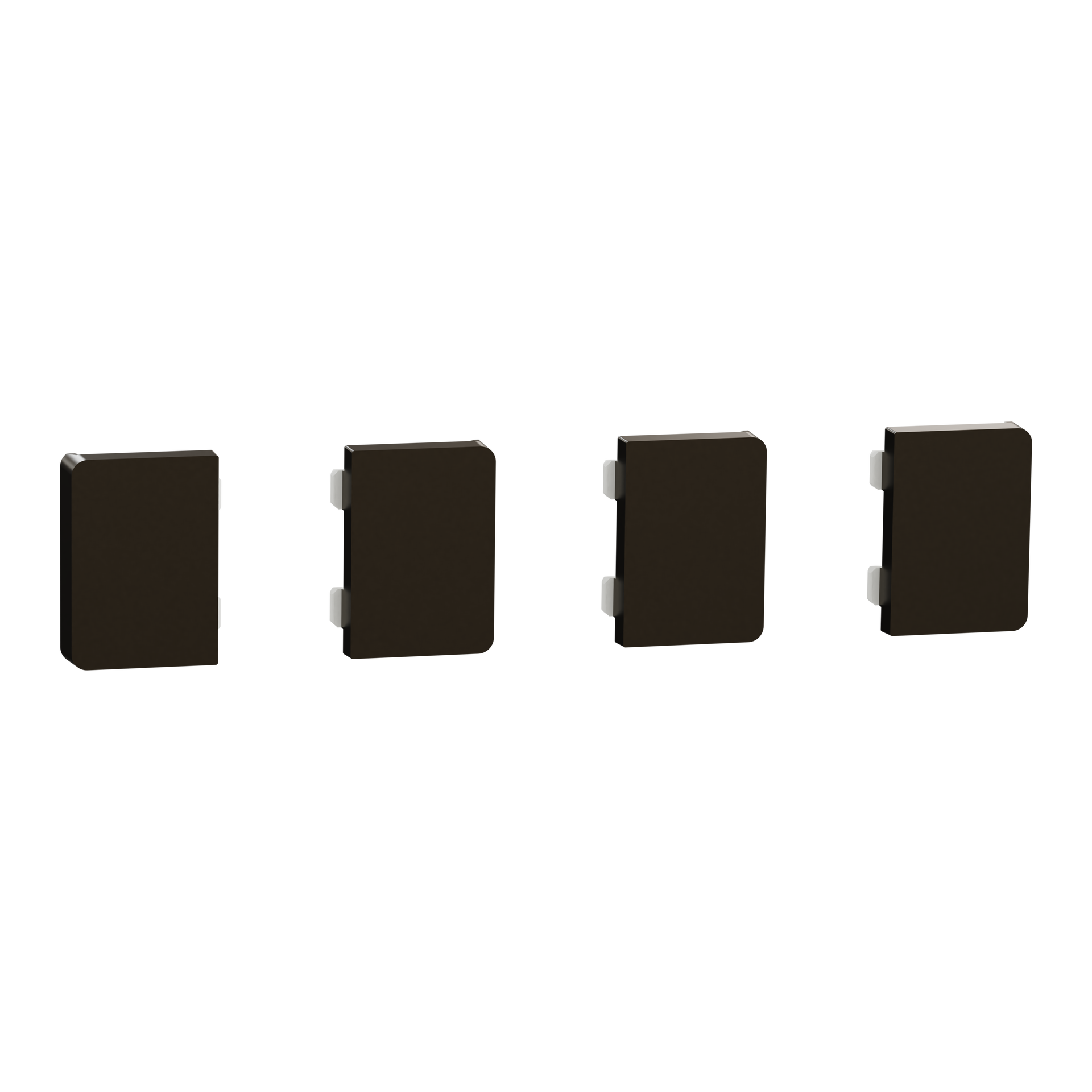 Tastsensor Flex, KNX, System Design, 4fach, Wippe, Moccametallic