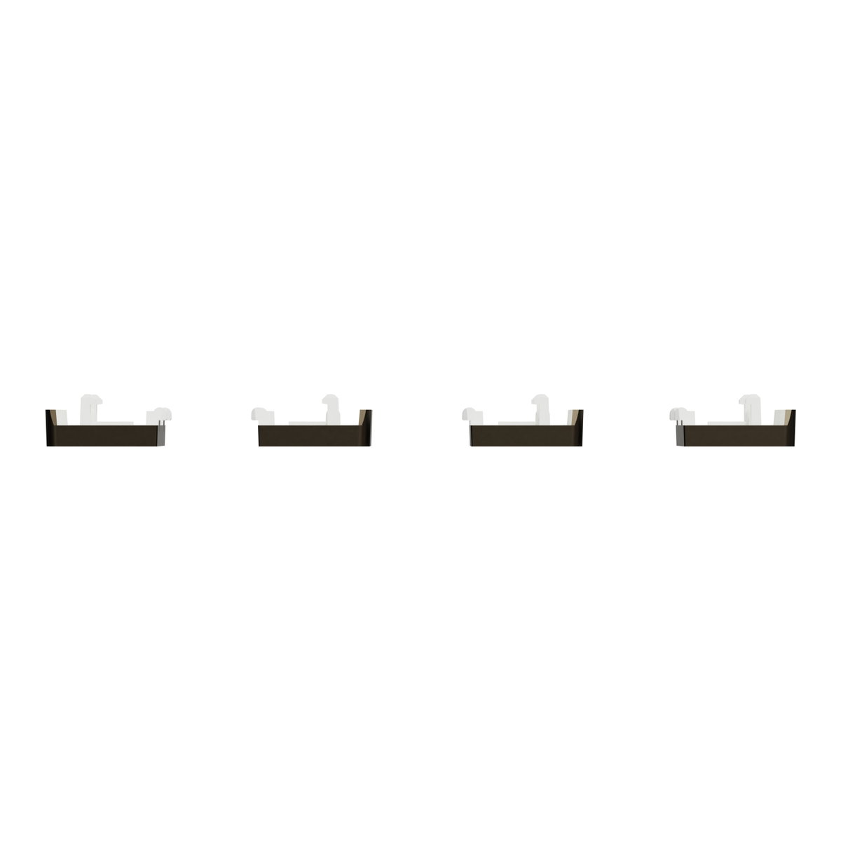 Tastsensor Flex, KNX, System Design, 4fach, Wippe, Moccametallic – Bild 4 von 6