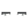Tastsensor Flex, KNX, System Design, 2fach, Wippe, Anthrazit