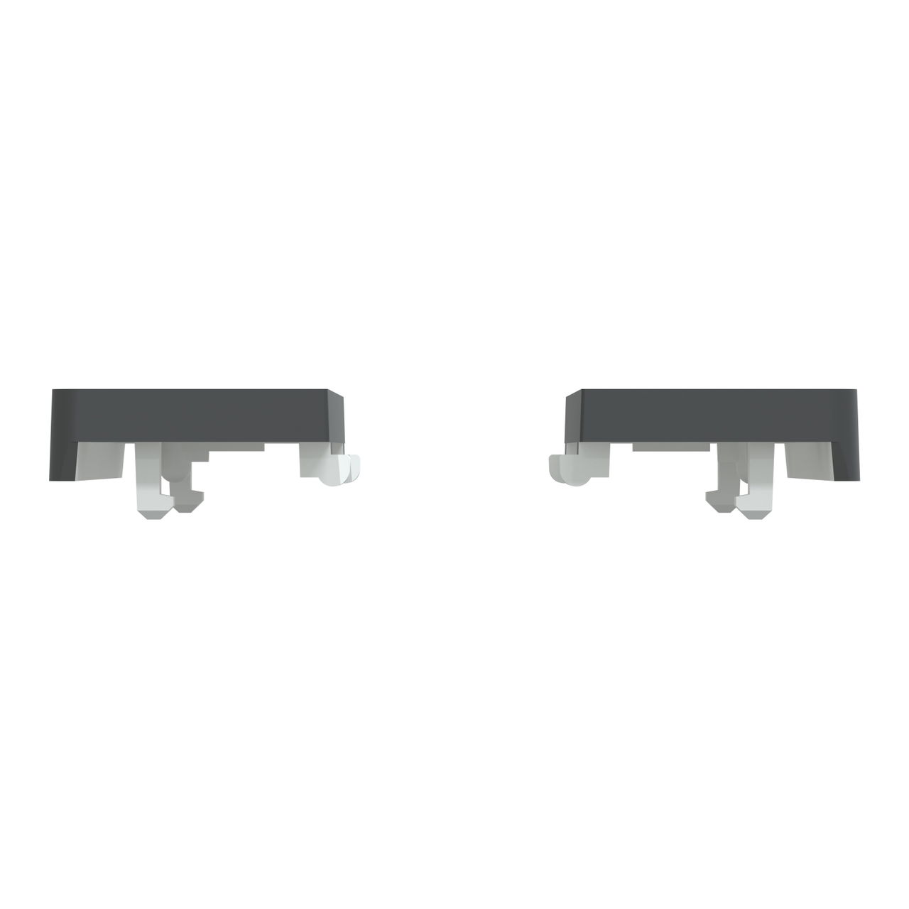 Tastsensor Flex, KNX, System Design, 2fach, Wippe, Anthrazit – Bild 3 von 6