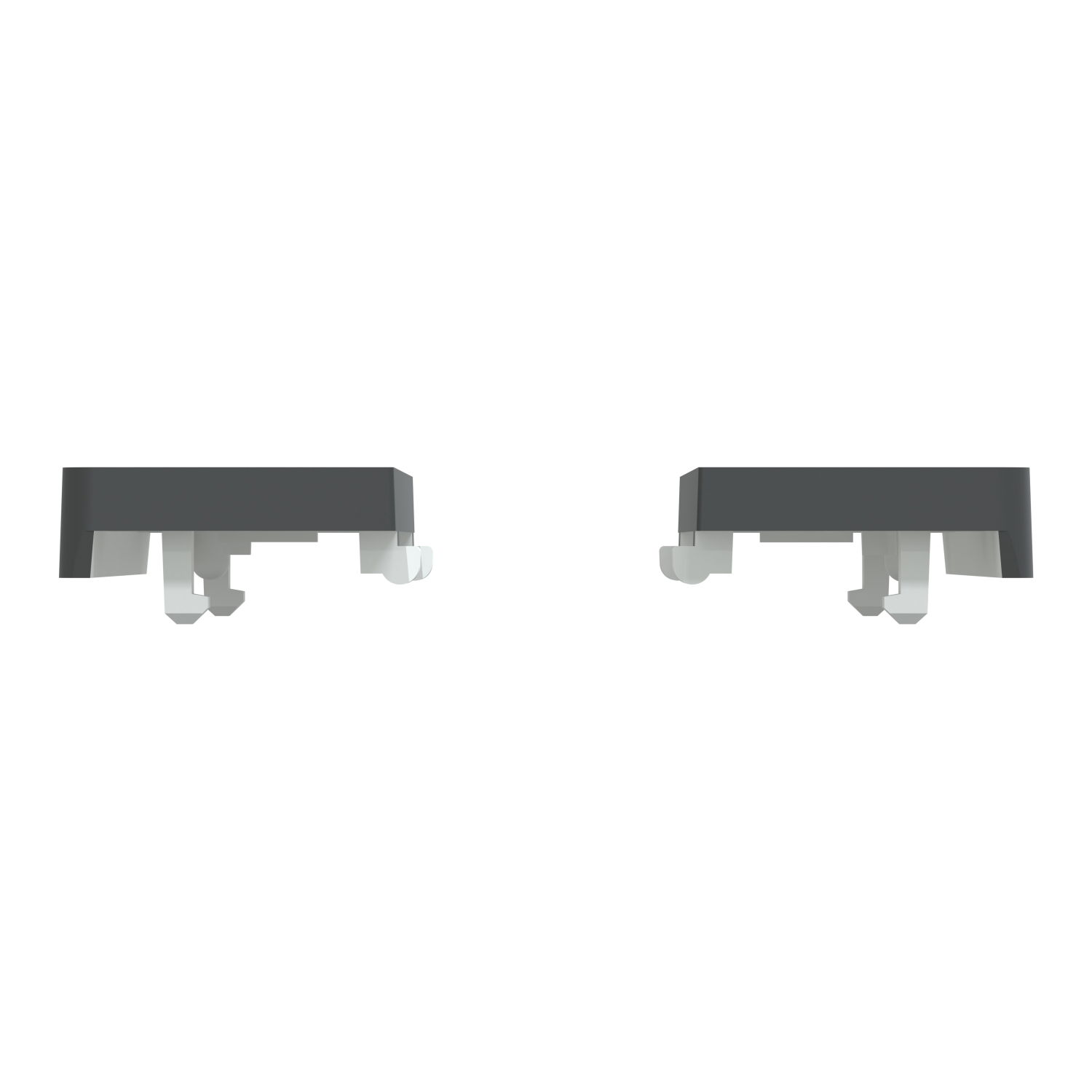 Tastsensor Flex, KNX, System Design, 2fach, Wippe, Anthrazit – Bild 3 von 6