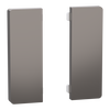 Tastsensor Flex, KNX, System Design, 2fach, Wippe, Nickelmetallic