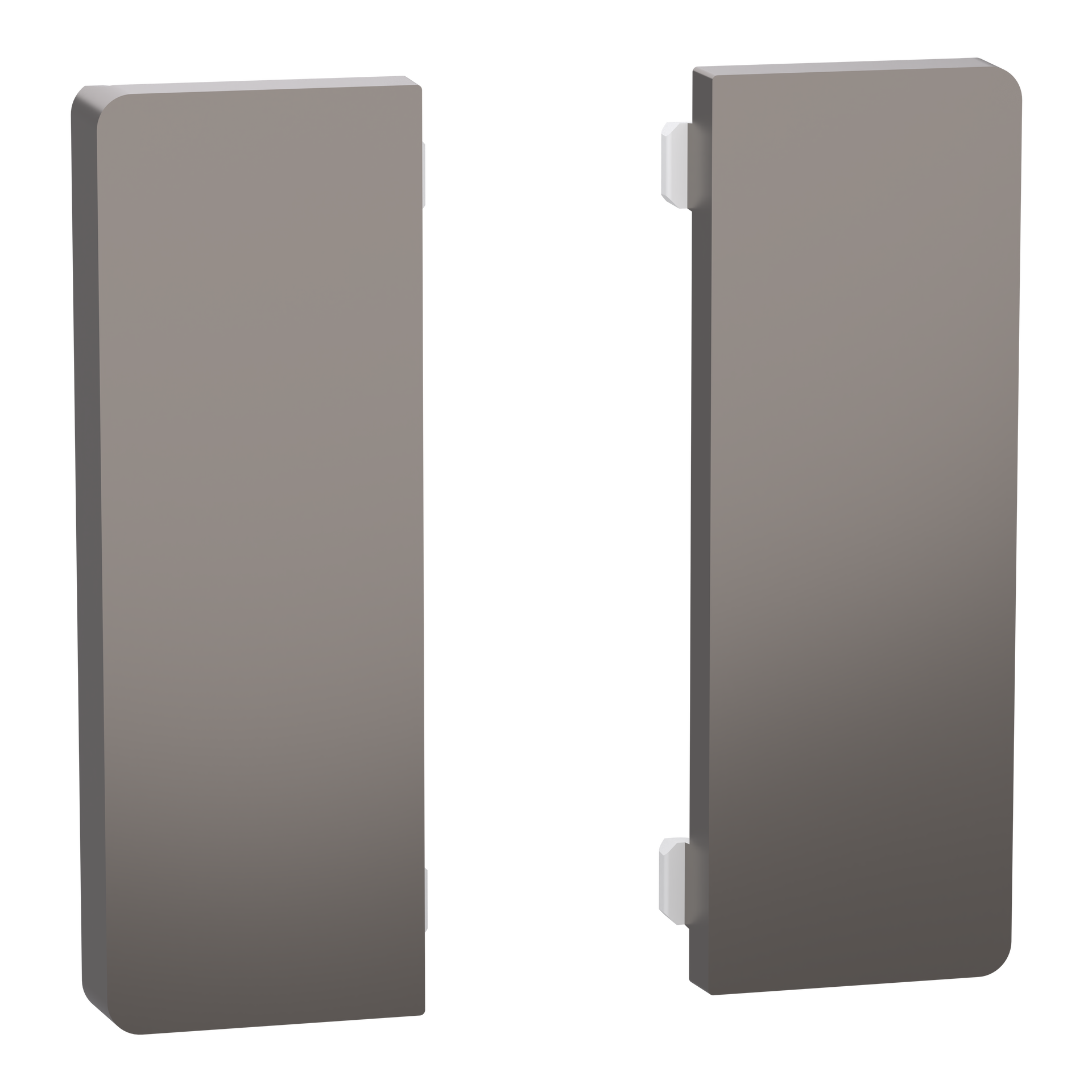 Tastsensor Flex, KNX, System Design, 2fach, Wippe, Nickelmetallic