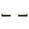 Tastsensor Flex, KNX, System Design, 2fach, Wippe, Moccametallic