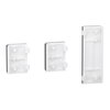 Tastsensor Flex, KNX, System Design, 3fach, Wippe, Edelstahl