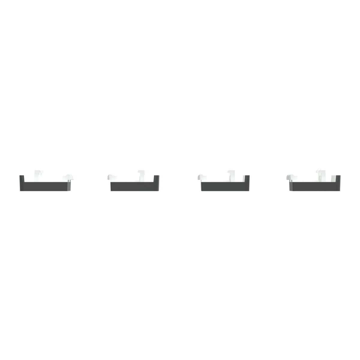 Tastsensor Flex, KNX, System Design, 4fach, Wippe, Anthrazit – Bild 4 von 6