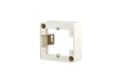 Aufputzrahmen 85 x 85 x 35 mm - 1fach, perlweiß
