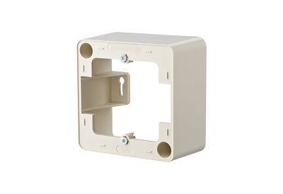 Aufputzrahmen 85 x 85 x 43 mm - 1fach, perlweiß