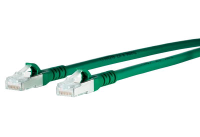 Patchkabel Cat.6A AWG 26 0,3 m grün