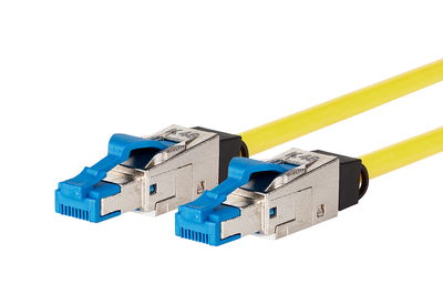 Patchkabel 40G AWG 26 2,0 m gelb