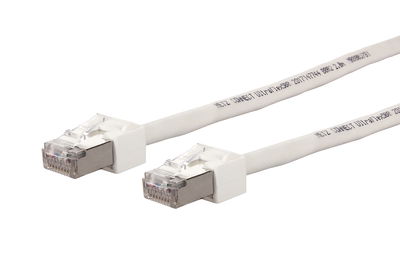 Patchkabel Cat.6 Ultraflex500 VoIP AWG 26 1,0 m weiß