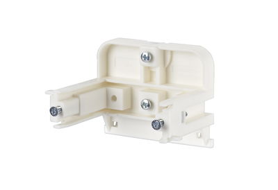 Montagehalter für Anschlussdosen T-Nut-Befestigung - Einbau senkrecht 50 mm, ohne Trennschale