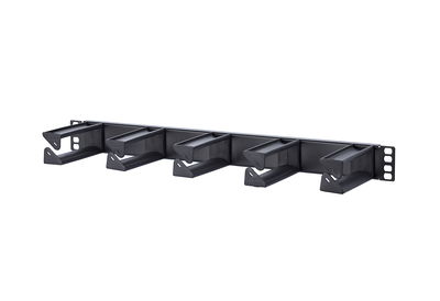 Rangierfeld 19 Zoll/1HE 100 mm RAL 9005 schwarz