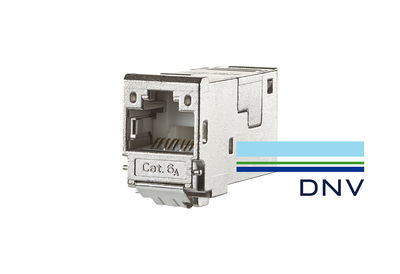 E-DAT modul Cat.6A 8(8) Buchse DNV