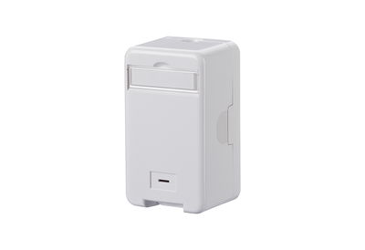 Keystone Anschlussdose AP 1 Port unbestückt reinweiß