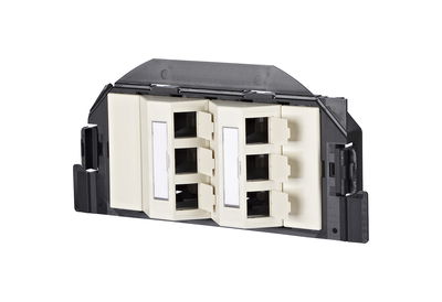 Subway Unterflureinheit GB2 Modul 6 Port unbestückt perlweiß