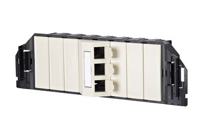 Subway Unterflureinheit GB3 Modul 3 Port unbestückt perlweiß