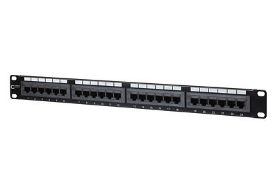 UTP 24 Port 1HE LSA Cat.5e Patchfeld