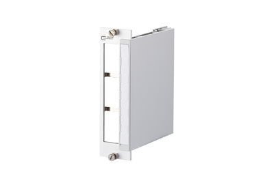 Modulträger 3HE, 7 TE 6 Port, Aluminium, unbestückt