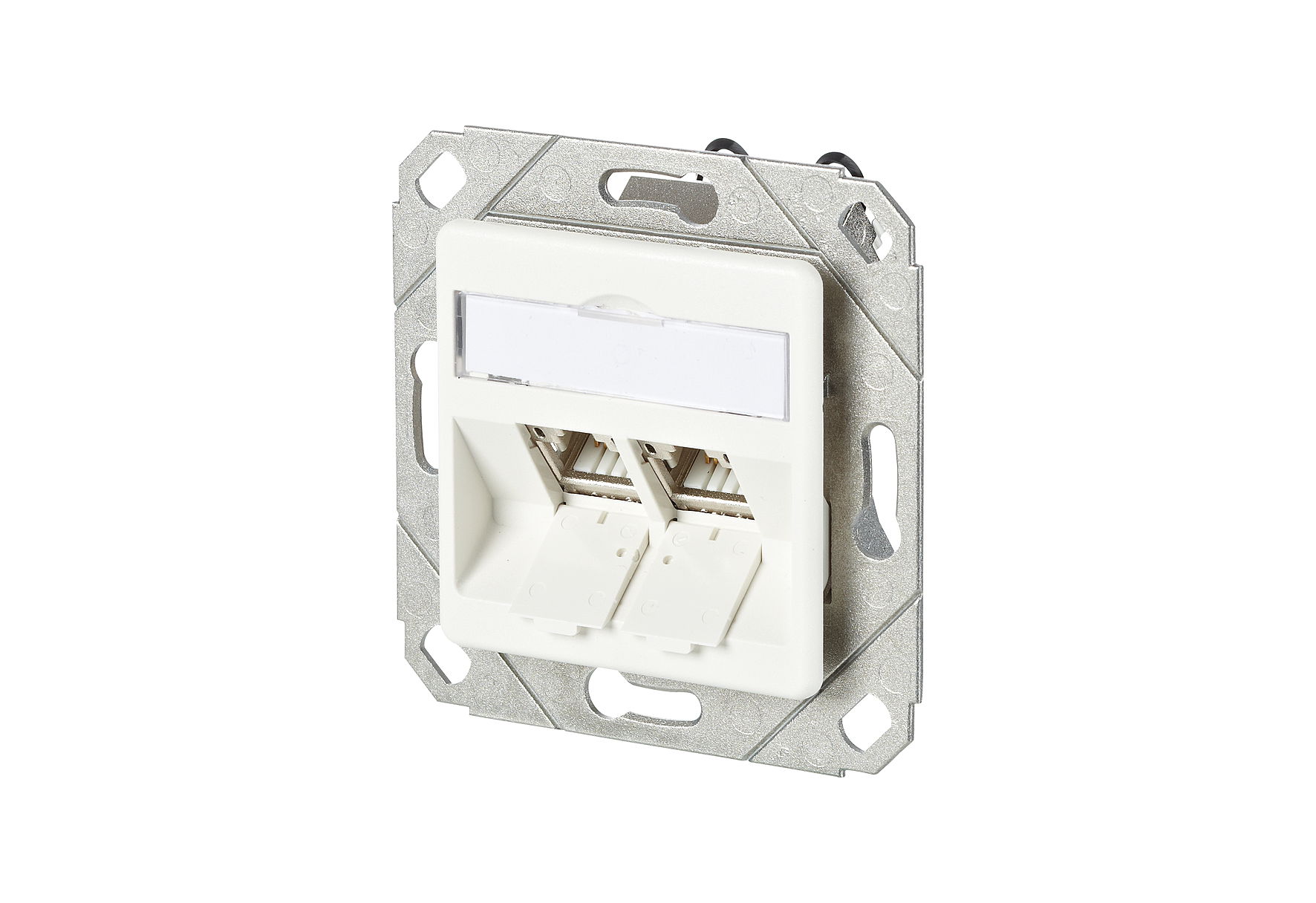 C6Amodul 2 Port 180°M UPk reinweiß