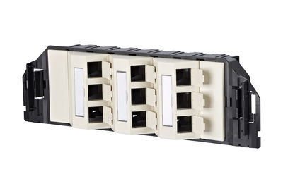 Subway Unterflureinheit GB3 Keystone 9 Port unbestückt perlweiß