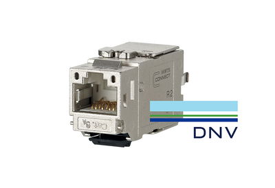 C6Amodul K 180° Buchse DNV - Keystone