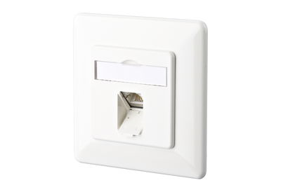 E-DAT C6A 1 Port UP reinweiß
