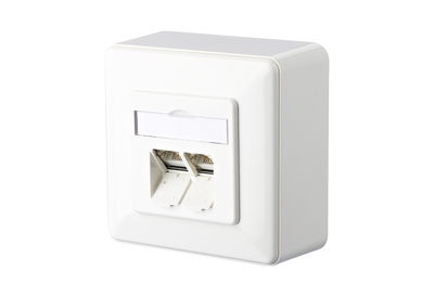 E-DAT C6A 2 Port AP reinweiß