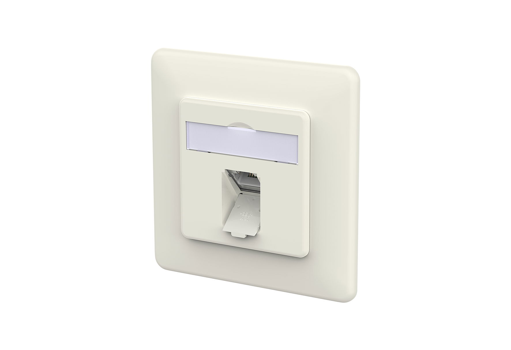 E-DAT C6A IDC 1 Port UP reinweiß