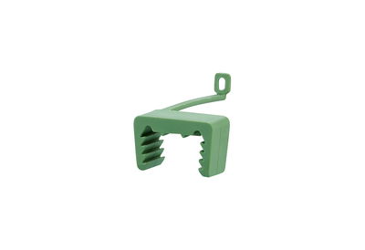 Industry color coding clip field plug grün
