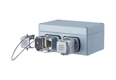 E-DAT Industry IP67 V5 2 Port Metall Aufputzgehäuse