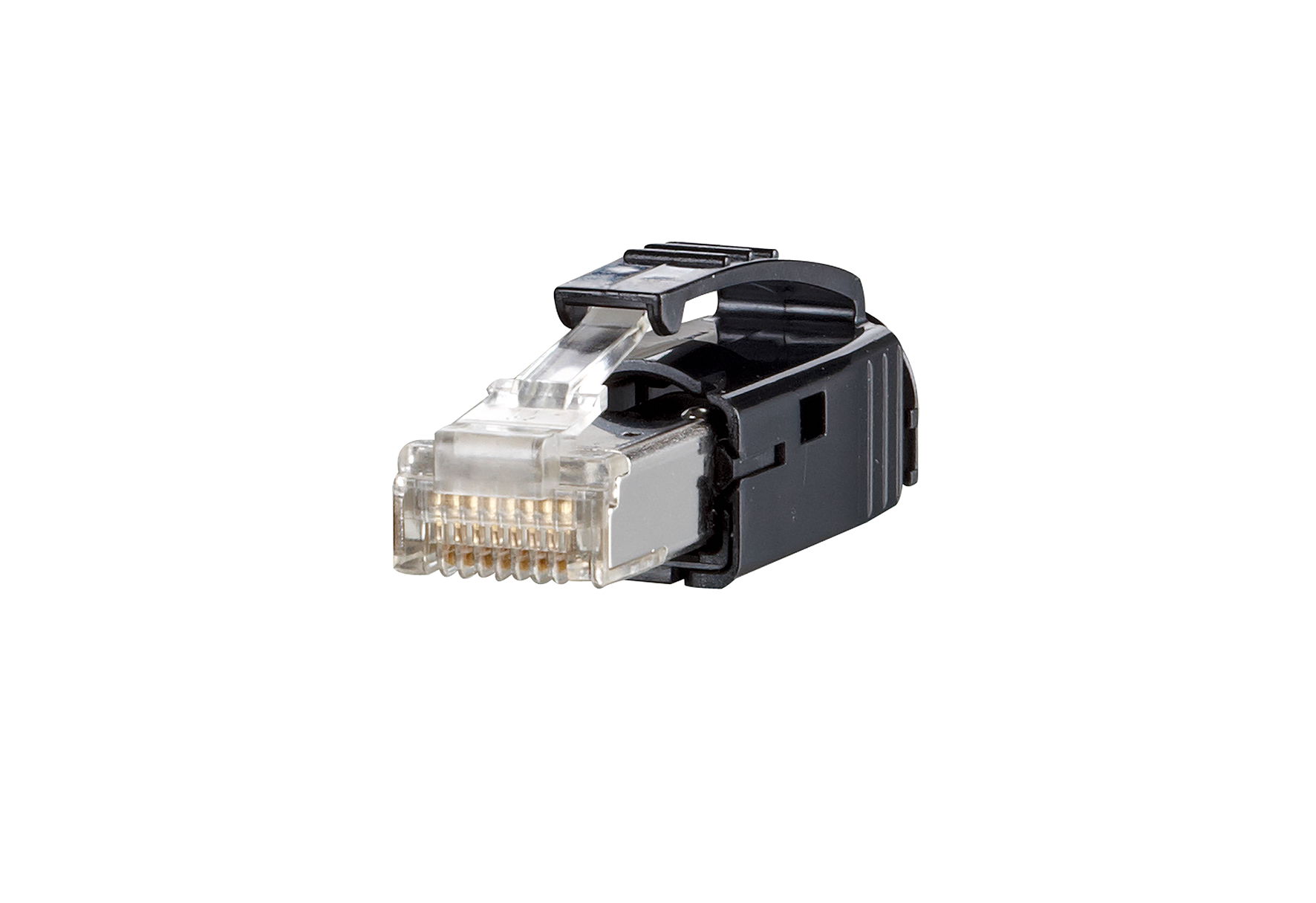 E-DAT Industry RJ45 Stecker schwarz Cat.6 Class EA