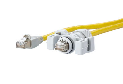 E-DAT Industry Patchkabel IP67 - RJ45 10,0 m