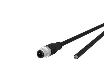 M12 Sensor-/Aktorleitung, A-kodiert, 5,0 m, M12 Stecker gerade - freies Leitungsende, geschirmt, 5-polig, PUR-C