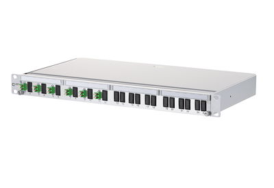 OpDAT PA Patchfeld splice 6xLC-Duplex APC OS2