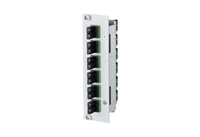 OpDAT REGpro Frontplatte 6xE2000-Duplex APC OS2
