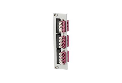 OpDAT REGpro Frontplatte 3xLC-Q OM4