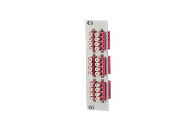 OpDAT REGpro Frontplatte 6xLC-Q OM4