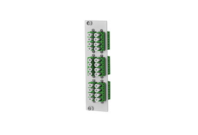 OpDAT REGpro Frontplatte 6xLC-Q APC OS2