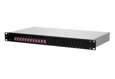 OpDAT fix Patchfeld VIK 12xLC-Duplex OM4 schwarz