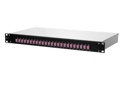 OpDAT fix Patchfeld VIK 24xLC-Duplex OM4 schwarz